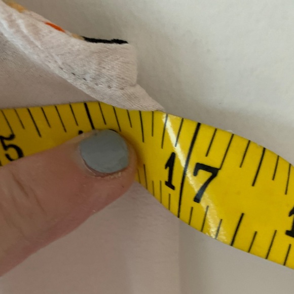 Anthropologie White Tunic with Black Fringe tapestry pattern XS NWOT - Picture 7 of 9